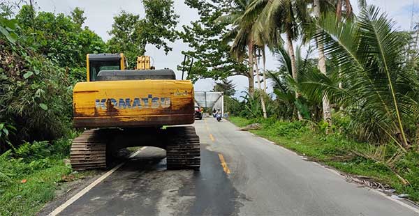 Oprit Jembatan Wai Mala Kembali Jebol, BPJN Maluku Turun Tangan 1 Jembatan Wai Mala oprit nyaris putus