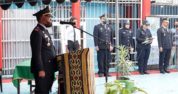 Kantor Imigrasi Biak Upacara HKDK 77