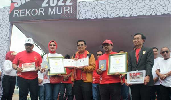 Pemprov Maluku Ukir Rekor MURI Sajian Makanan Olahan Terbanyak Berbahan Sagu