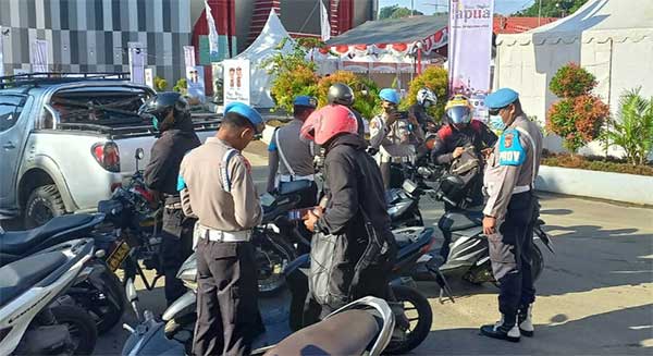 Provos Polda Sweeping 26 Pelanggar