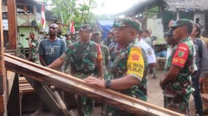Tim Wasev Mabesad Kunjungi Lokasi TMMD ke-114 Kodim Mimika