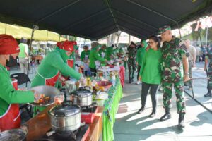 Persit Korem 172/PWY Gelar Lomba Masak Berbahan Sagu dan Singkong