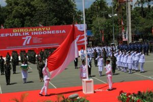 Peringatan Detik-Detik Proklamasi Kemerdekaan RI ke-77 di Papua Penuh Hikmah