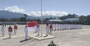 Upacara HUT RI ke-77 di Mamberamo Tengah Berlangsung Aman