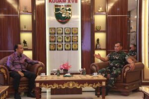 Pangdam Terima Kunjungan Kepala Perwakilan BPK RI Provinsi Papua
