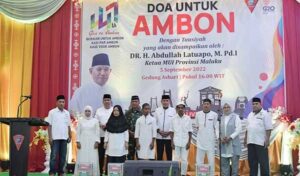 Jelang HUT ke 447 Kota Ambon, Danlantamal IX Hadiri Acara Doa Bersama