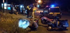 Laka Tunggal Masuk Parit, Pemotor di Jayapura Kehilangan Nyawa