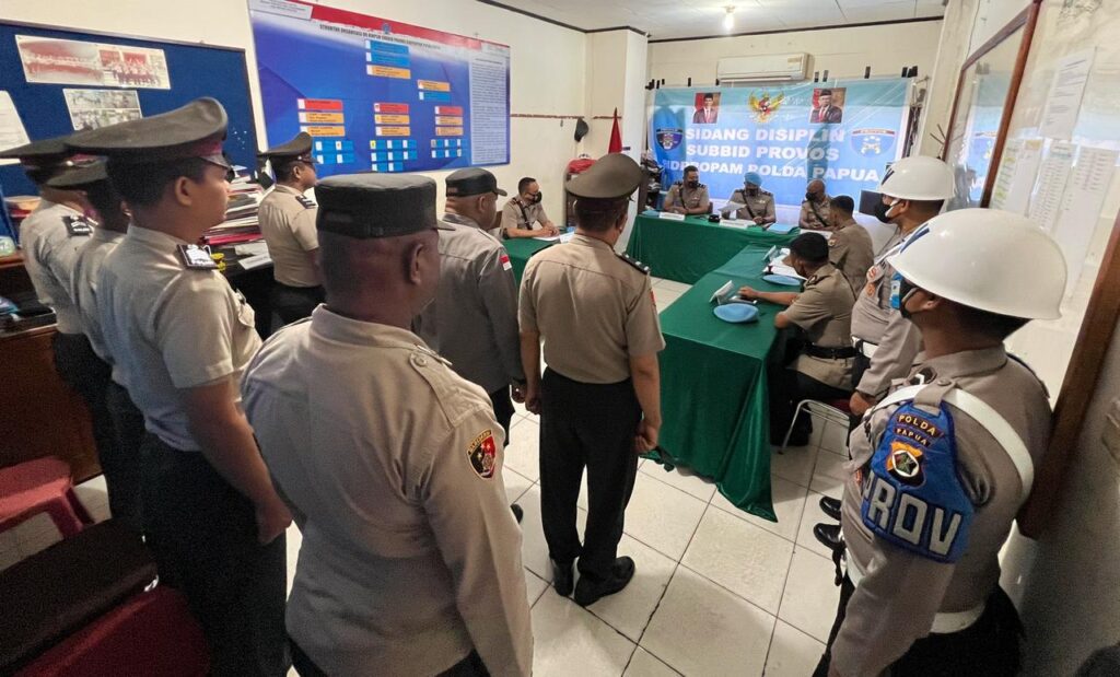Sidang Disiplin, 10 Personil Dit Tahti Diberikan Hukuman