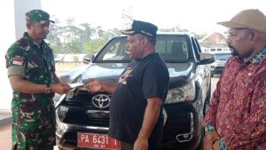 Pemkab Yahukimo Bantu Kodim 1715/YHK 1 Unit Mobil Toyota Hilux