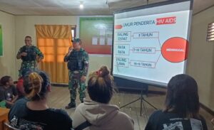 Satgas TNI 301/PKS Sosialisasi Dampak Miras dan HIV/AIDS di Puncak Jaya