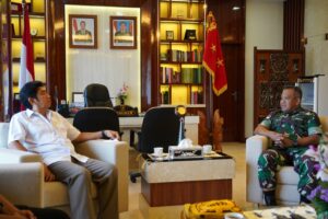 Pangdam Terima Kunjungan Ketua DPRP di Makodam XVII/Cenderawasih