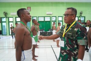 119 Pemuda Papua Ikut Sidang Pantukhir Pusat Caba TNI AD Reguler dan Santri TA 2022