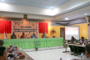 Dandim Jayawijaya Bersama Forkopimda Bahas Stabilitas Keamanan Pemilu 2024