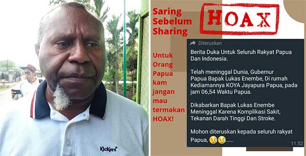 Viral Gubernur Lukas Enembe Meninggal Dunia, Dokter Pribadi: Itu Hoax 14 Dr Anthon Mote Tangkal