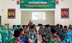 Pakum Divif 2 Kostrad Beri Penyuluhan Hukum di Beberapa Satuan Jajaran