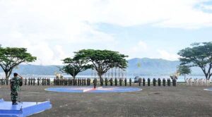 Gelar Upacara Bendera, Danlantamal IX Ambon Sampaikan Sejumlah Poin Penting