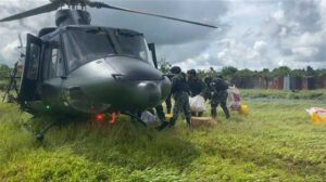 Danyonif R 600/Modang Tinjau Wilayah Distrik Suru-suru, Yakinkan Situasi Aman