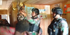 Papua Sehat, Prajurit Satgas 303/SSM Layani Posyandu Masyarakat Puncak
