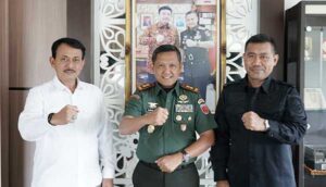 Terima Kunjungan Kabinda Baru, Pangdam Pattimura Siap Bersinergi