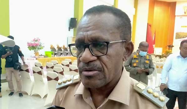 Pj Wali Kota JPR Frans Pekey Inflasi