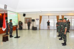 29 Prajurit Korem 172/PWY Naik Pangkat Satu Tingkat Lebih Tinggi