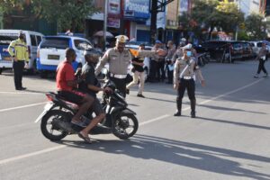 Hari Pertama Ops Zebra Cartenz-2022 Polresta Jayapura Kota, 27 Pelanggar Ditilang