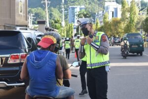 Hari Pertama Operasi Zebra Cartenz 2022, Ditlantas Polda Papua Tak Langsung Tilang