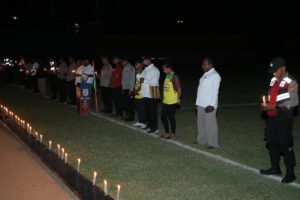 Wakapolda Papua Hadiri Aksi 129 Lilin Untuk Korban Tragedi Kanjuruhan