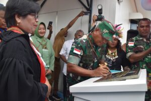 Pangdam XVII/Cenderawasih Kunker Ke Merauke Resmikan Gereja Di Sota