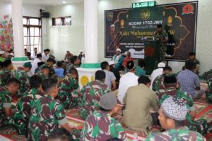 Kodim Jayawijaya Peringati Maulid Nabi Besar Muhammad SAW 1444 H/2022 M