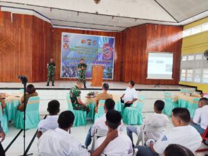 Korem 172/PWY-Polda Papua Gelar Penyuluhan Narkoba Di SMKN 3 Jayapura