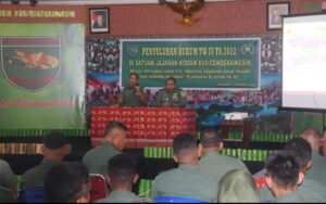 Kumdam XVII/Cenderawasih Gelar Penyuluhan Hukum Bagi Prajurit Dan PNS