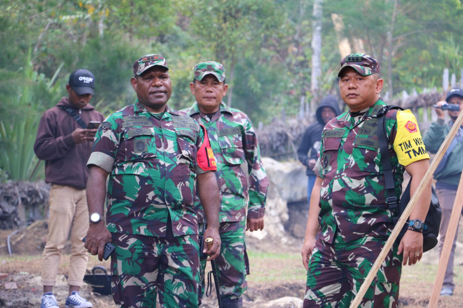 Tim Wasev Pusterad Tinjau Lokasi TMMD Ke-115 Kodim Jayawijaya 1 WhatsApp Image 2022 10 20 at 17.47.02