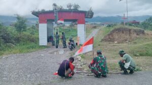 Sambut HSP Ke-94, Koramil Oksibil Ajak Pemuda Serambakon Lakukan Hal Positif