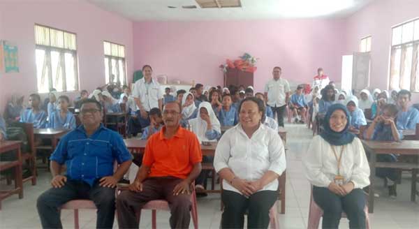 DPD HPJI Mal sos di SMPN 7 Ambon