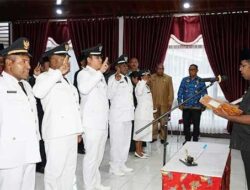 Lantik 9 Pejabat Eselon III – IV, Bupati Biak Pastikan Waktu Dekat Kembali Evaluasi Jabatan
