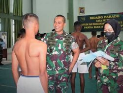 Danrem  PVB Pimpin Sidang Parade Cata PK TNI – AD Gel II 2022