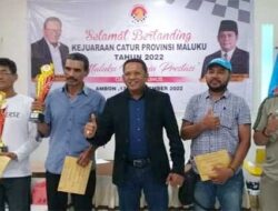 Huwae Targetkan Percasi Maluku Juarai Kejurnas Catur Februari 2023