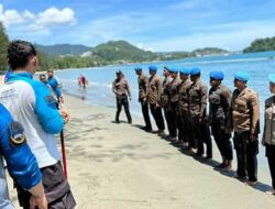 10 Personil Jalani Tradisi Pembaretan Provos Bid Propam Polda Papua