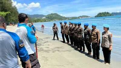 10 Personil Jalani Tradisi Pembaretan Provos Bid Propam Polda Papua