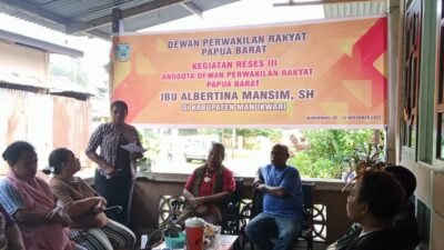 Reses III DPR-PB, Masyarakat Amban Butuh Air Bersih, BBR dan Modal Usaha