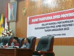 Paripurna DPRD Maluku : Pemprov Targetkan Pendapatan Daerah 2023 Rp3,02 Triliun