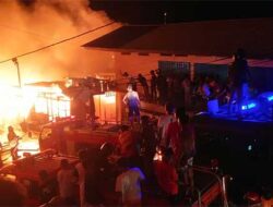 Kebakaran Landa Rusun Pasar Inpres Dok IX Jayapura, Belum Diketahui Awal Penyebabnya  