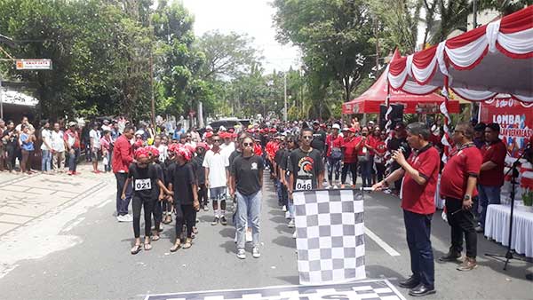 Lomba Gerak Jalan Berkreasi Kota Ambon