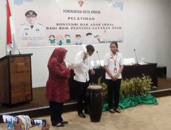 Pemkot Ambon Gelar Pelatihan KHA Bagi SDM Penyedia Layanan Anak