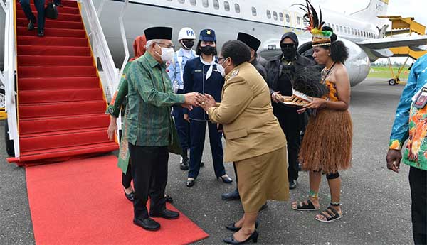 Wapres Kunker Mimika Papua Tengah