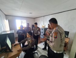 Kunker ke Satlantas Polres Manokwari, Dirlantas : Tingkatkan Pelayanan Terbaik