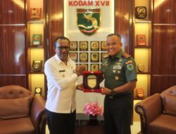 Pangdam Terima Kunjungan Pj Walikota Jayapura Bahas Agenda Pembangunan