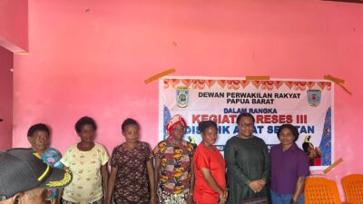 Ethy Sagrim Jaring Asmara di Distrik Aifat Selatan, Ini Yang Disampaikan
