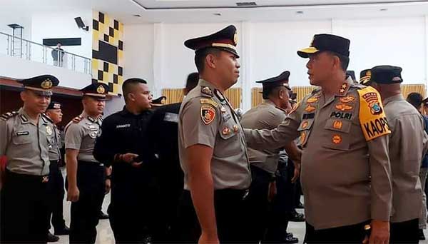 546 Personil Naik Pangkat Kapolda PB Tekankan Ini